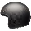 Stock image of Bell Custom 500 Carbon Motorcycle Open Face and 3/4 Helmet Matte Black product