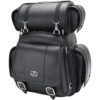 SADDLEMEN Sissy Bar Bag with Roll Bag