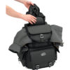 Stock image of SADDLEMEN BR3400EX Combination Backrest, Backseat, and Sissy Bar Bag product