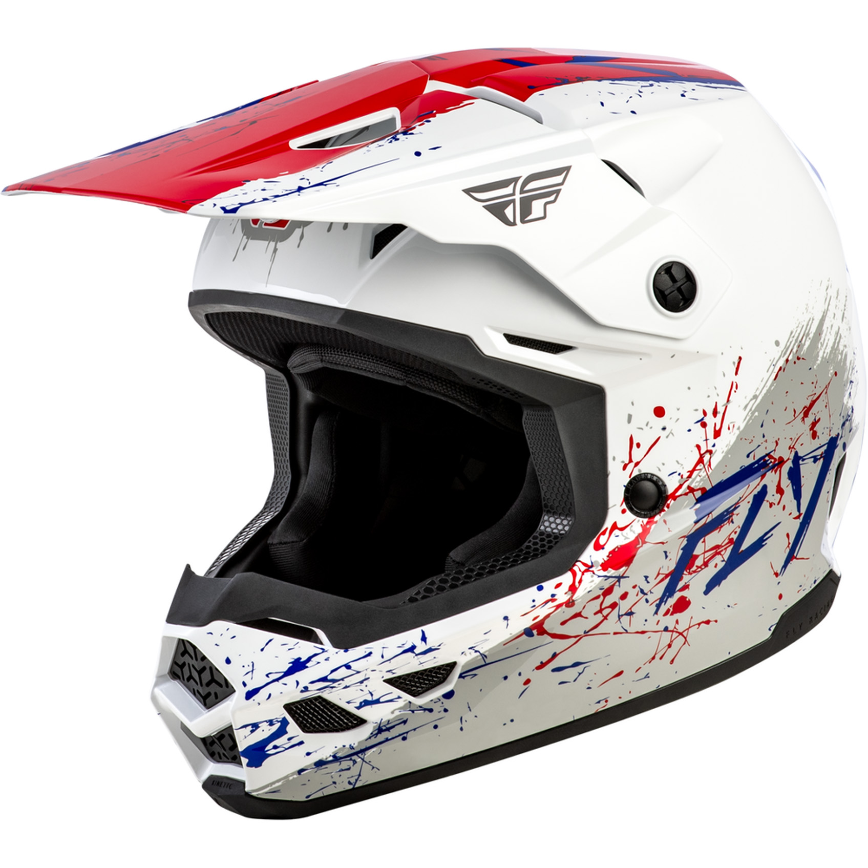 Fly Racing Youth Kinetic Drip Helmet Fly Racing Youth Kinetic Drip Helmet - Image 5