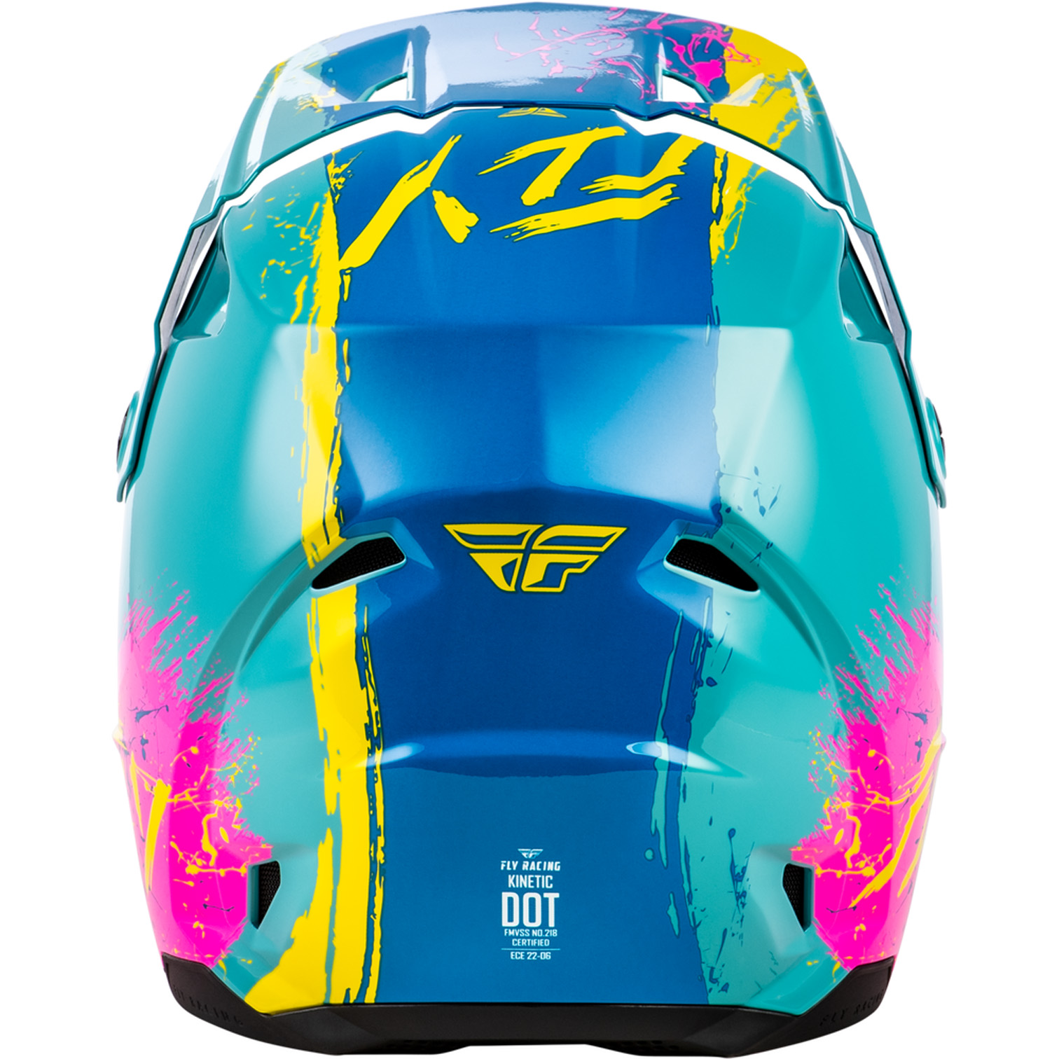 Fly Racing Youth Kinetic Drip Helmet Fly Racing Youth Kinetic Drip Helmet - Image 11