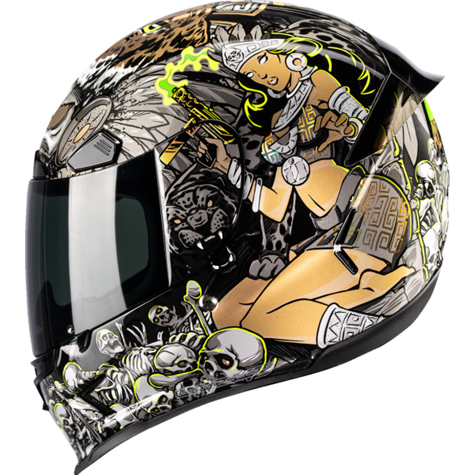 ICON Airframe Pro Aztec Nine Helmet ICON Airframe Pro Aztec Nine Helmet - Image 2