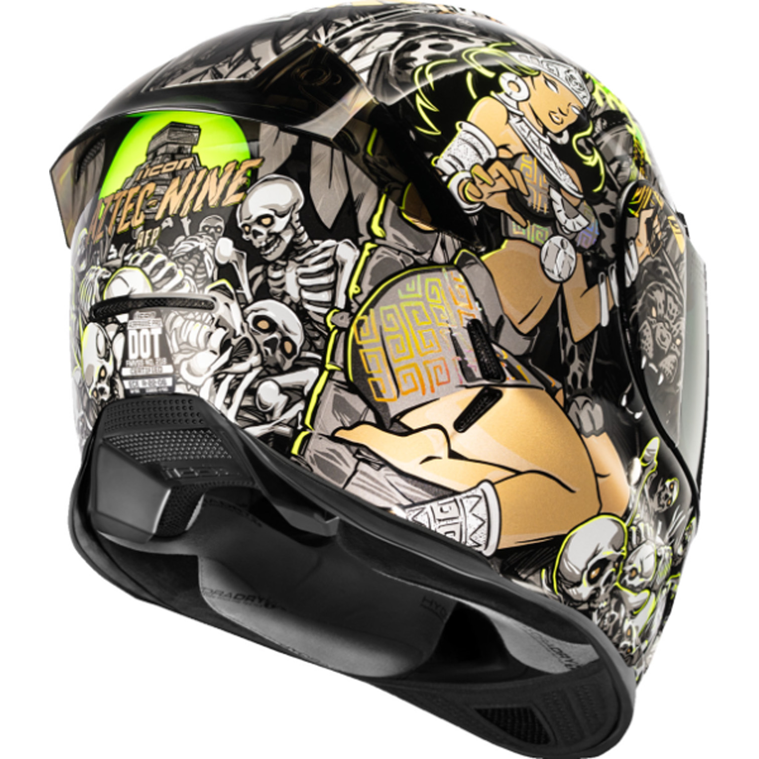 ICON Airframe Pro Aztec Nine Helmet ICON Airframe Pro Aztec Nine Helmet - Image 3