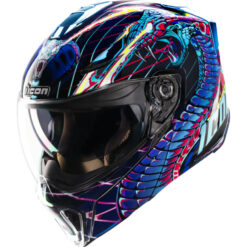 ICON Threshold Synthwave Lazer Cobra Modular Helmet