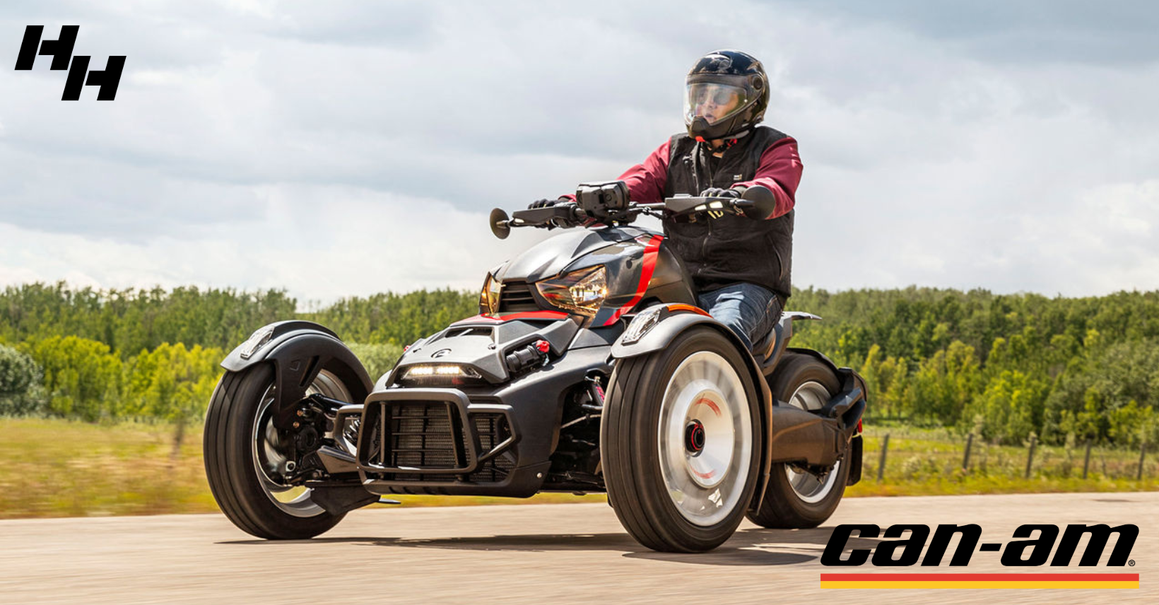 rider on a 2025 Can-Am Ryker Rally