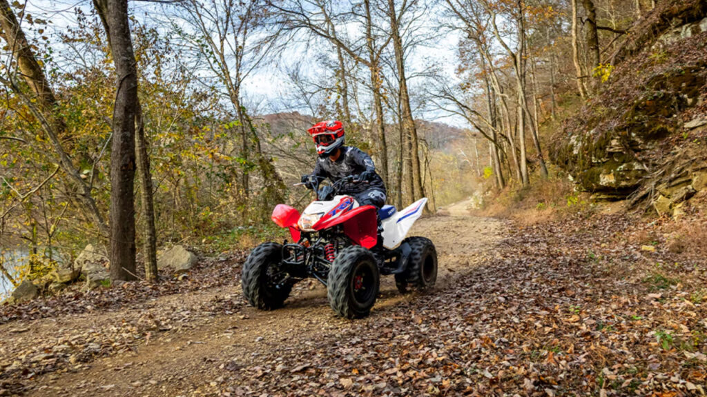 2026 Honda TRX250x Sport ATV on gravel trail
