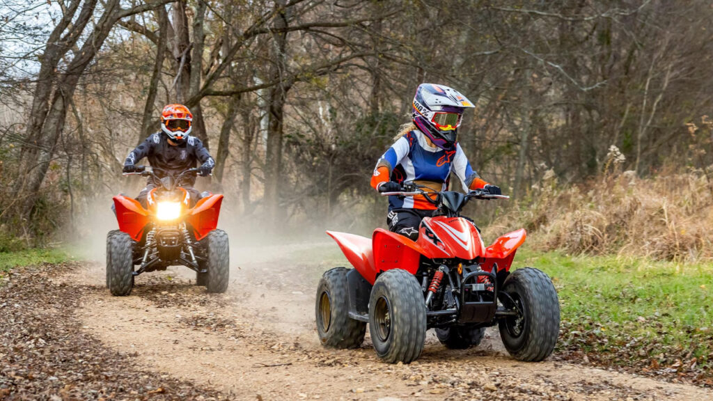 Young Rider on Honda TRX90x Sport ATV