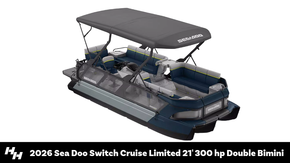 2026 Sea Doo Switch Cruise Limited 21' 300 hp Double Bimini
