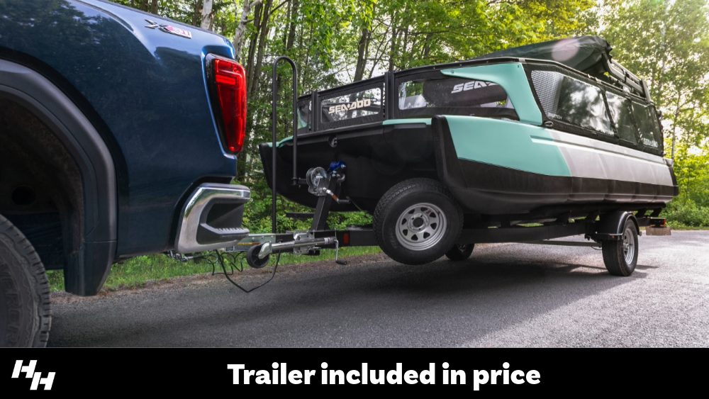 A trailer included in the price of the sea-doo switch