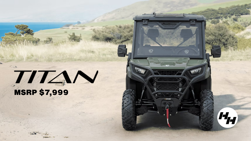 The Titan base model is the entry level SxS starting at MSRP $7,999.