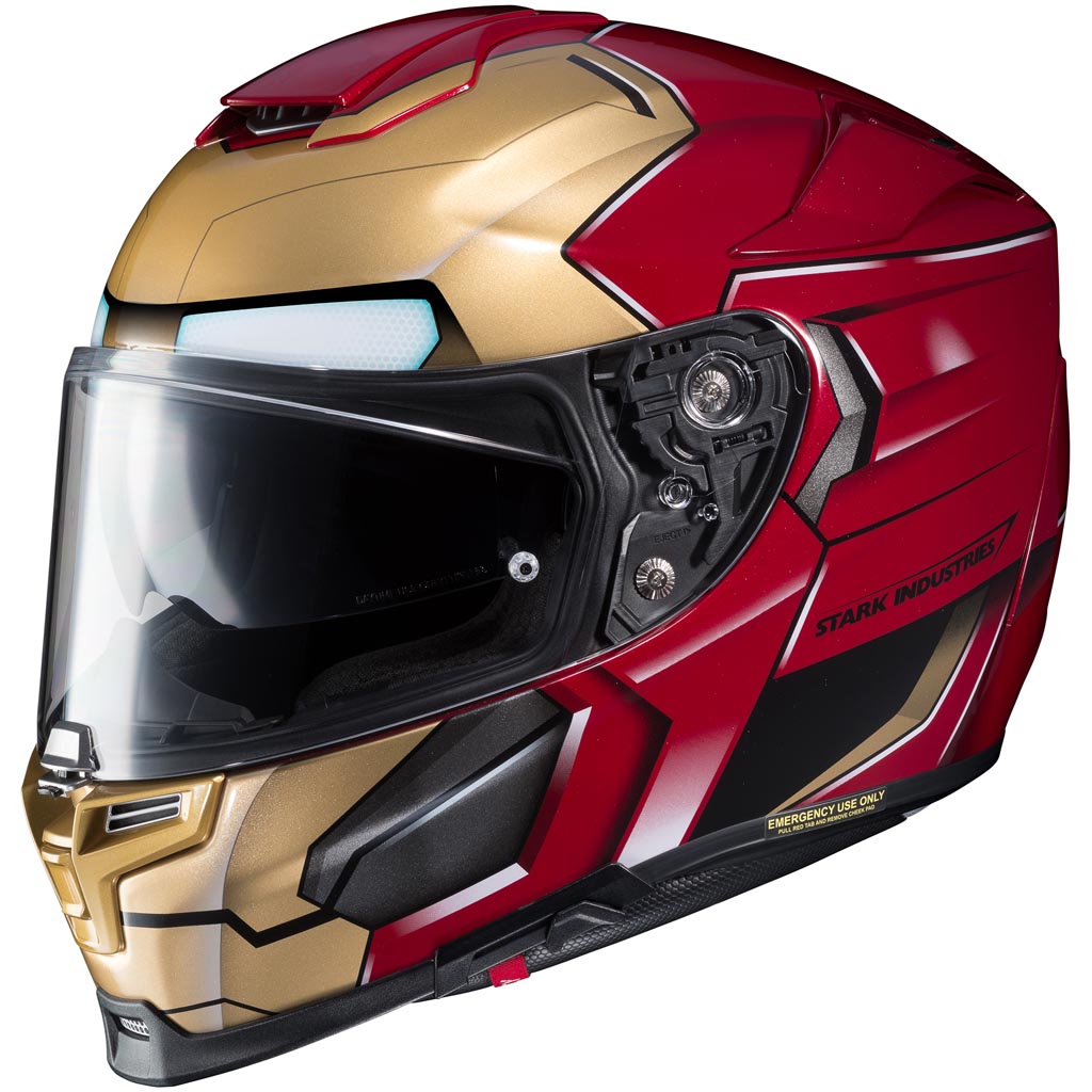 Spyder Iron Man Motorcycle Helmet