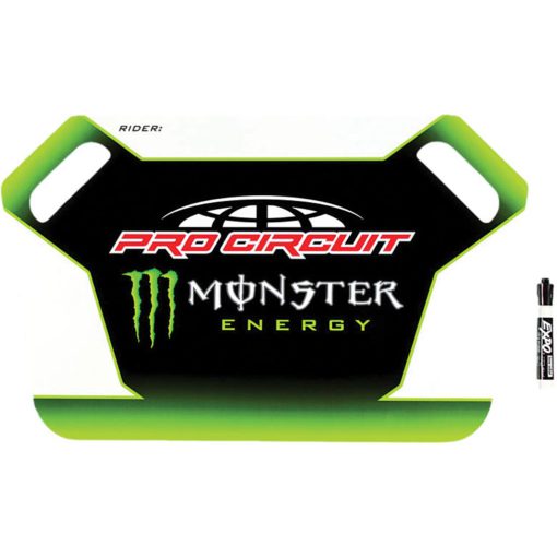 Pro Circuit Racing Intl. Monster Energy Pit Board W/Marker