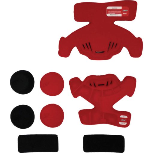 Pod Active K700 Knee Brace Pad Set Red (Left)