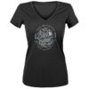 Stock image of Speed and Strength Women's Black Heart V-Neck Tee product