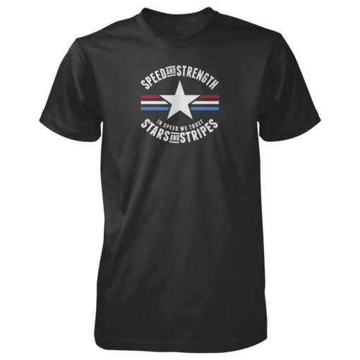 Speed and Strength Men’s Stars And Stripes Tee