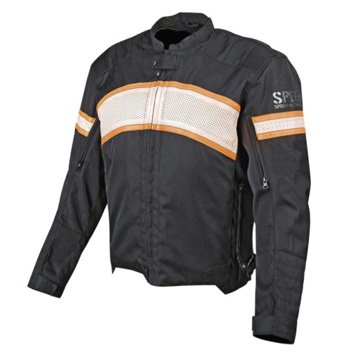 Speed and Strength Men’s Cruise Missile Textile And Leather Jacket