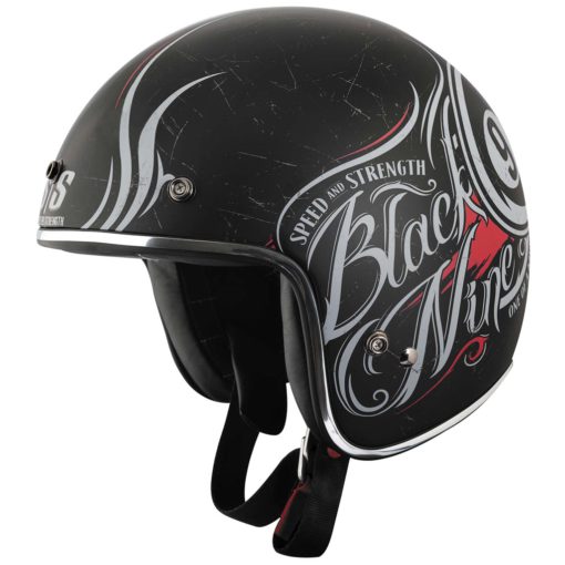 Speed and Strength SS600 Black Nine Helmet