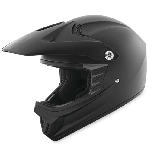 Speed and Strength SS2300 Jet Black Youth Helmet