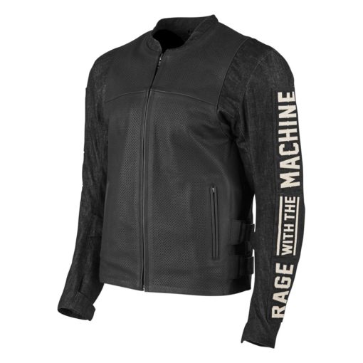 Speed and Strength Men’s Rage With The Machine Leather Denim Jacket