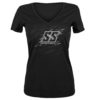 Stock image of Speed and Strength Women's Cat Out'A Hell V-Neck Tee product