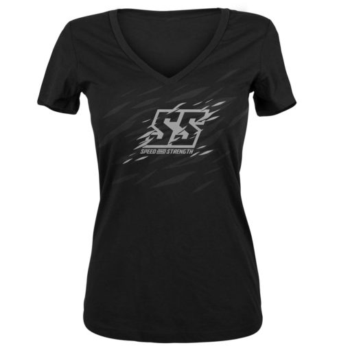 Speed and Strength Women’s Cat Out’A Hell V-Neck Tee