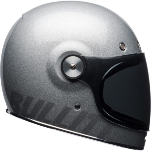 Bell Bullitt Motorcycle Full Face Helmet Gloss Silver Flake