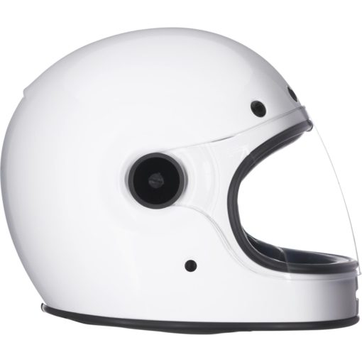 Bell Bullitt Motorcycle Full Face Helmet Gloss White