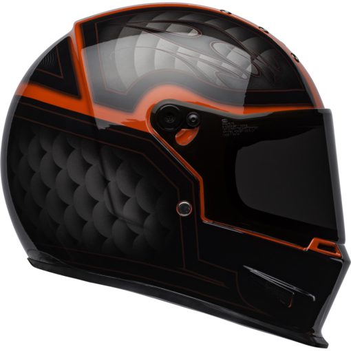 Bell Eliminator Motorcycle Full Face Helmet Outlaw Gloss Black/Red