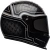 Stock image of Bell Eliminator Motorcycle Full Face Helmet Outlaw Gloss Black/White product