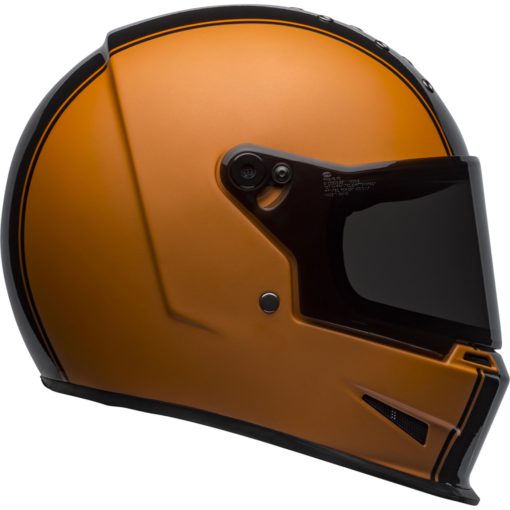 Bell Eliminator Motorcycle Full Face Helmet Rally Matte/Gloss Black/Orange