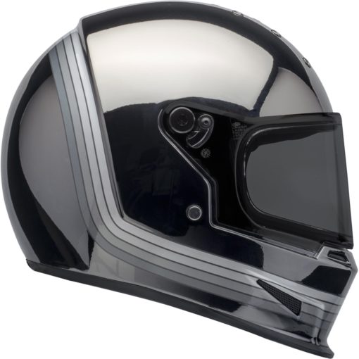 Bell Eliminator Motorcycle Full Face Helmet Spectrum Matte Black/Chrome