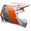 Stock image of Bell Moto-9 Flex Motorcycle Off Road Helmet Division Matte/Gloss White/Orange/Sand product