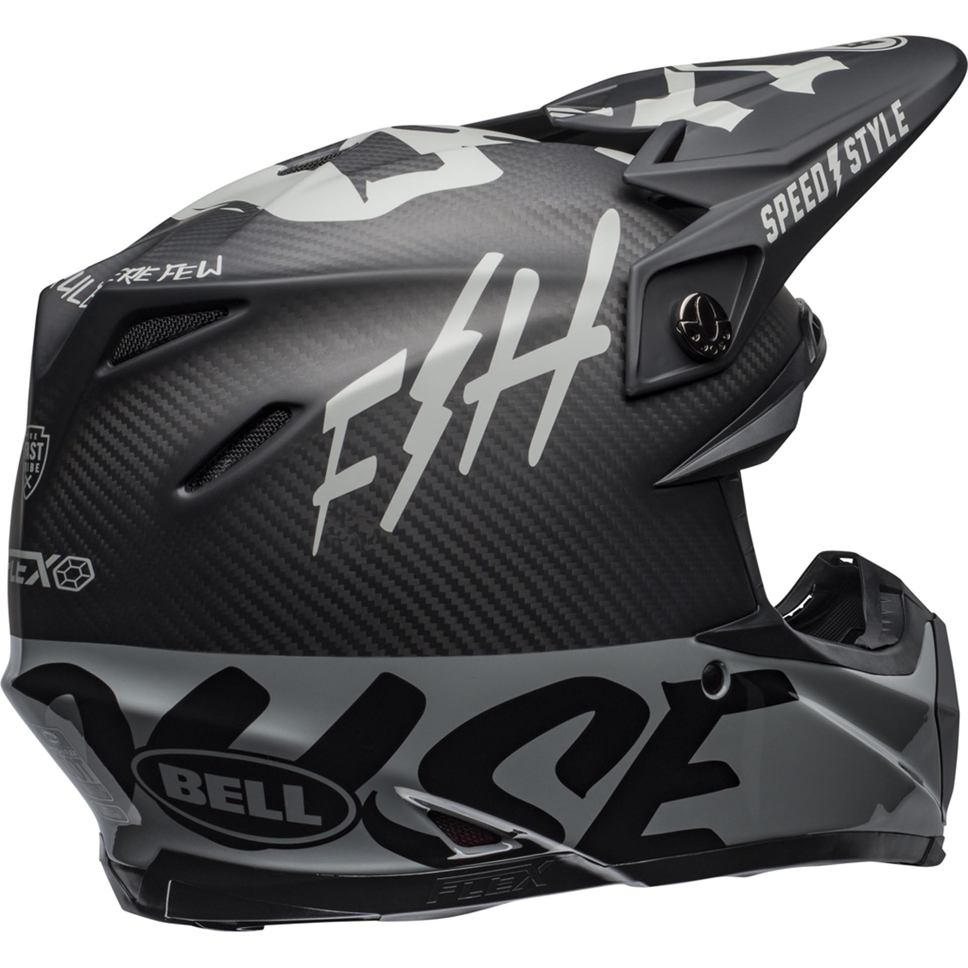 Bell Moto-9 Flex Motorcycle Off Road Helmet Fasthouse WRWF Matte/Gloss  Black/White/Gray – Richmond Honda House