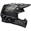 Stock image of Bell Moto-9 Flex Motorcycle Off Road Helmet Fasthouse WRWF Matte/Gloss Black/White/Gray product