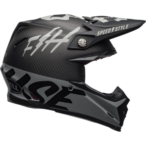 Bell Moto-9 Flex Motorcycle Off Road Helmet Fasthouse WRWF Matte/Gloss Black/White/Gray