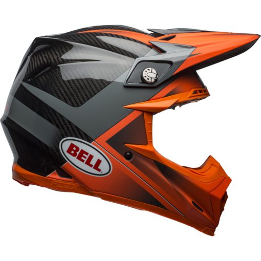 Bell Moto-9 Flex Motorcycle Off Road Helmet Hound Matte/Gloss Orange/Charcoal