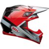 Stock image of Bell Moto-9 Flex Motorcycle Off Road Helmet Hound Matte/Gloss Red/White/Black product