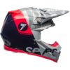 Stock image of Bell Moto-9 Flex Motorcycle Off Road Helmet Seven Zone Gloss Navy/Coral product