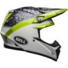 Stock image of Bell Moto-9 MIPS Motorcycle Off Road Helmet Chief Matte/Gloss Black/White/Green product