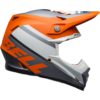Stock image of Bell Moto-9 MIPS Motorcycle Off Road Helmet Prophecy Matte Orange/Black/Gray product