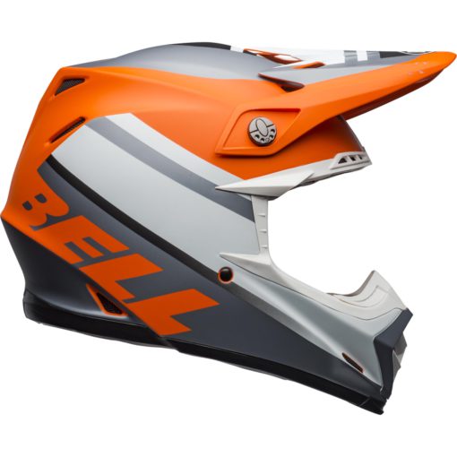 Bell Moto-9 MIPS Motorcycle Off Road Helmet Prophecy Matte Orange/Black/Gray