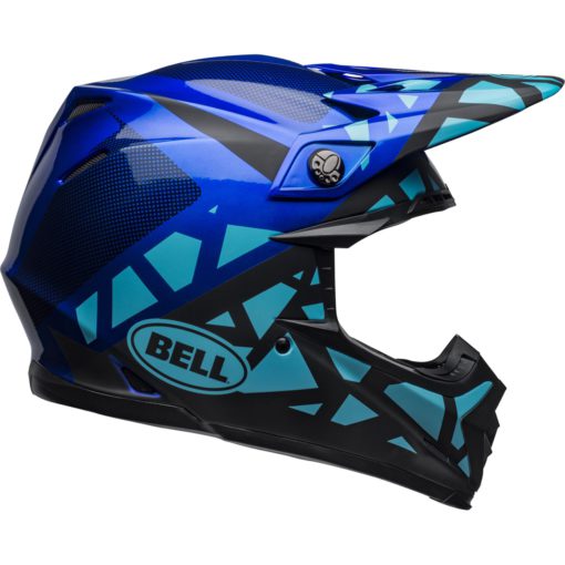 Bell Moto-9 MIPS Motorcycle Off Road Helmet Tremor Matte/Gloss Blue/Black