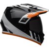 Stock image of Bell MX-9 Adventure MIPS Motorcycle Helmet Dash Gloss Black/White/Orange product
