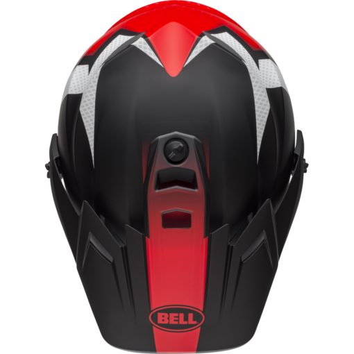 Bell MX-9 Adventure MIPS Motorcycle Off Road Helmet Switchback Matte Black/Red/White