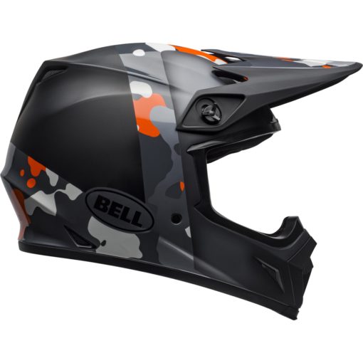 Bell MX-9 MIPS Motorcycle Off Road Helmet Presence Matte/Gloss Black Flo Orange Camo