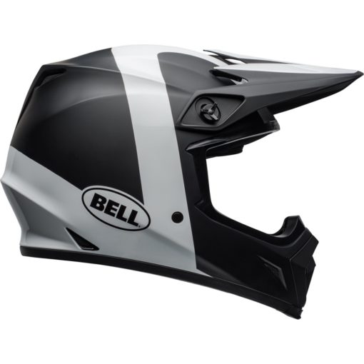 Bell MX-9 MIPS Motorcycle Off Road Helmet Presence Matte/Gloss Black/White