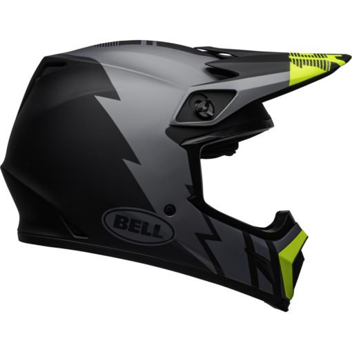 Bell MX-9 MIPS Motorcycle Off Road Helmet Strike Matte Gray/Black/Hi-Viz