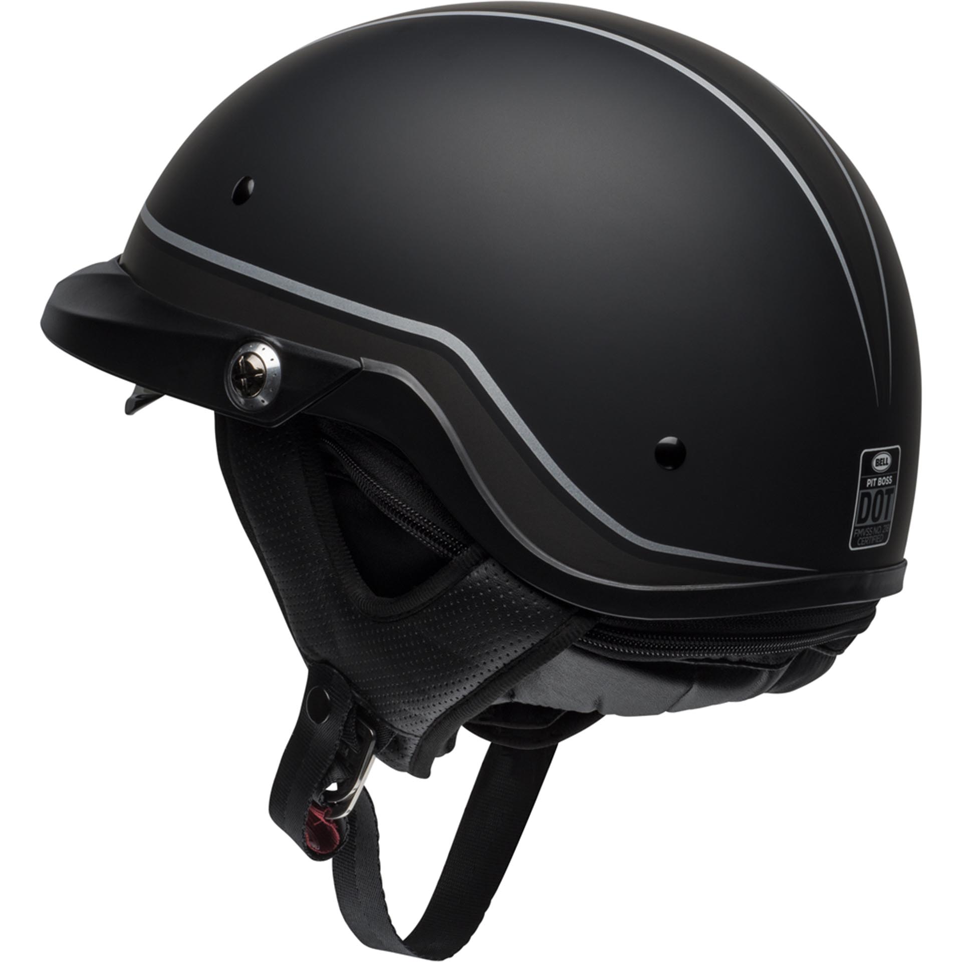Bell Pit Boss Motorcycle Open Face and 3/4 Helmet Matte Black – Richmond  Honda House