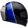 Stock image of Bell Qualifier DLX MIPS Motorcycle Full Face Helmet Illusion Matte/Gloss Black/Blue/White product