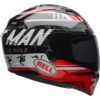 Stock image of Bell Qualifier DLX MIPS Motorcycle Full Face Helmet Isle of Man 18 Gloss Black/Red product
